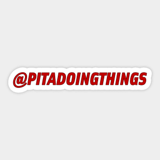 Pitadoingthings St. Louis Cardinals red edition Sticker